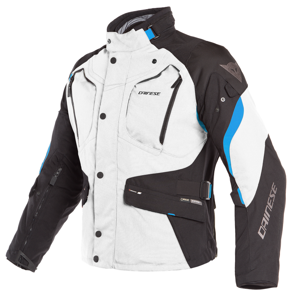 dolomiti-gore-tex-jacket-light-gray-black-electron-blue image number 0