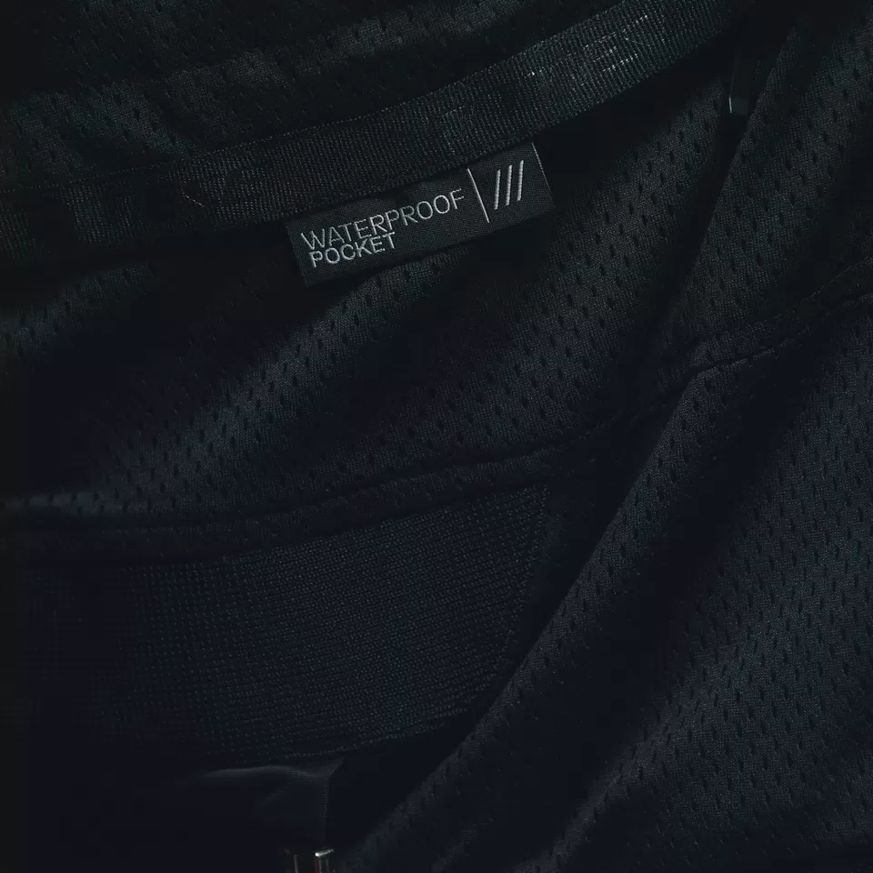 AVRO 5 TEX - WOMEN'S MOTORCYCLE JACKET IN FABRIC - BLACK/WHITE/BLACK - 11