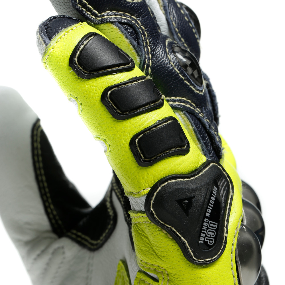 Motorcycle Racing Gloves | FULL METAL 6 REPLICA VALENTINO GLOVES 