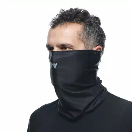 MOTORFIETS NEKWARMER - BLACK DAINESE - 4