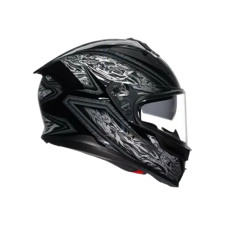 K7 AGV DOT(E2206) MPLK - DAMASCUS BLACK/SILVER -  - 3