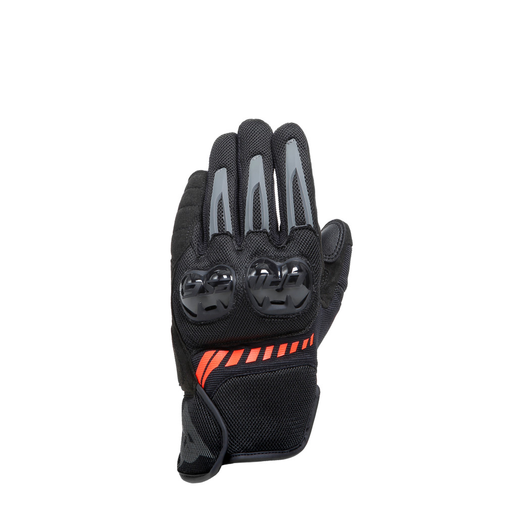 mig-3-air-tex-gloves-black-fluo-red image number 0