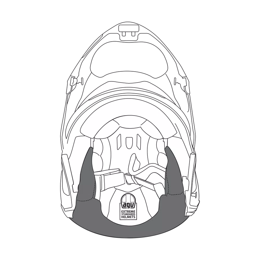 Sportmodular Flip Up Helmet Accessories | AGV Official | Motorcycle Helmets
