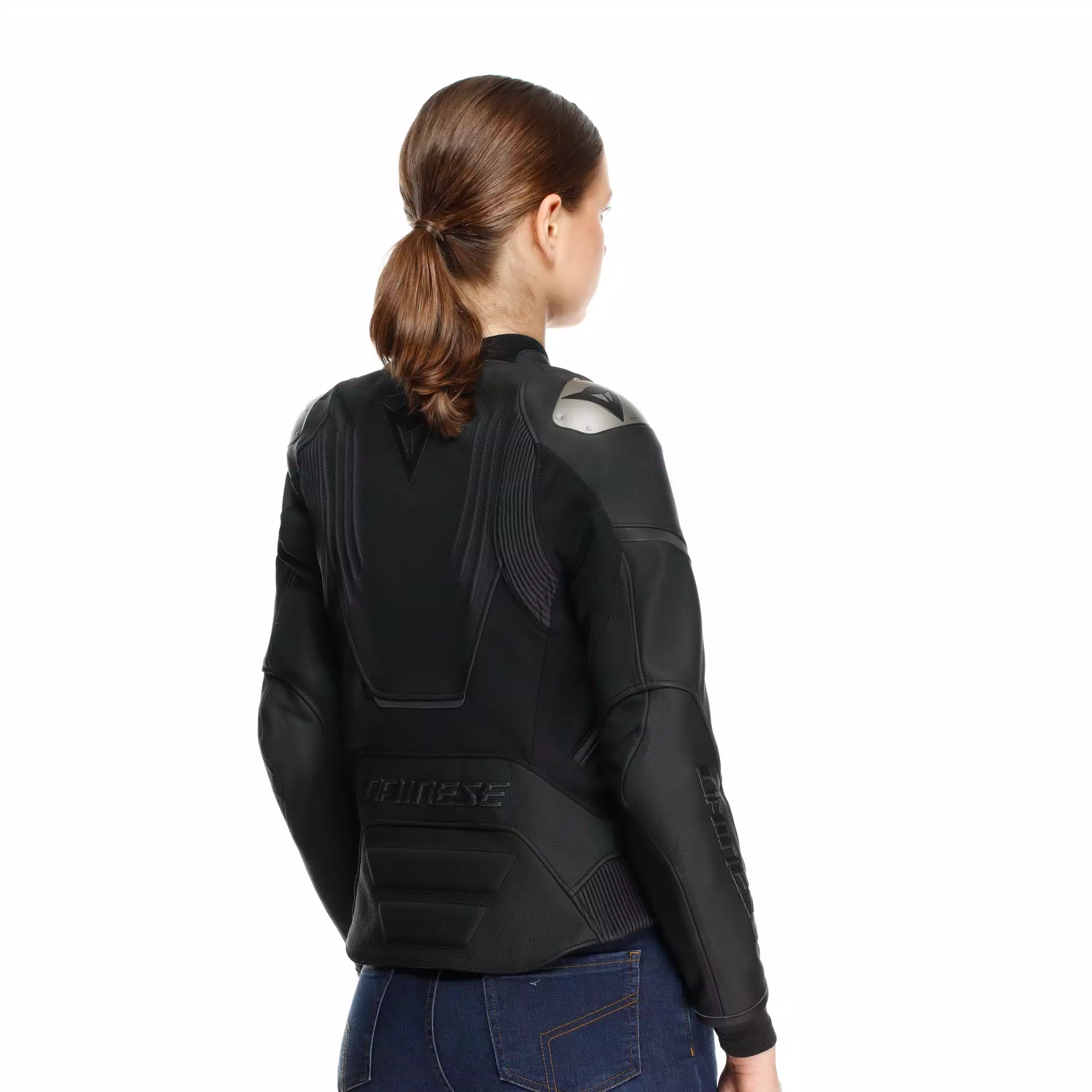 RACING 5 - CHAQUETA MOTO DE CUERO MUJER