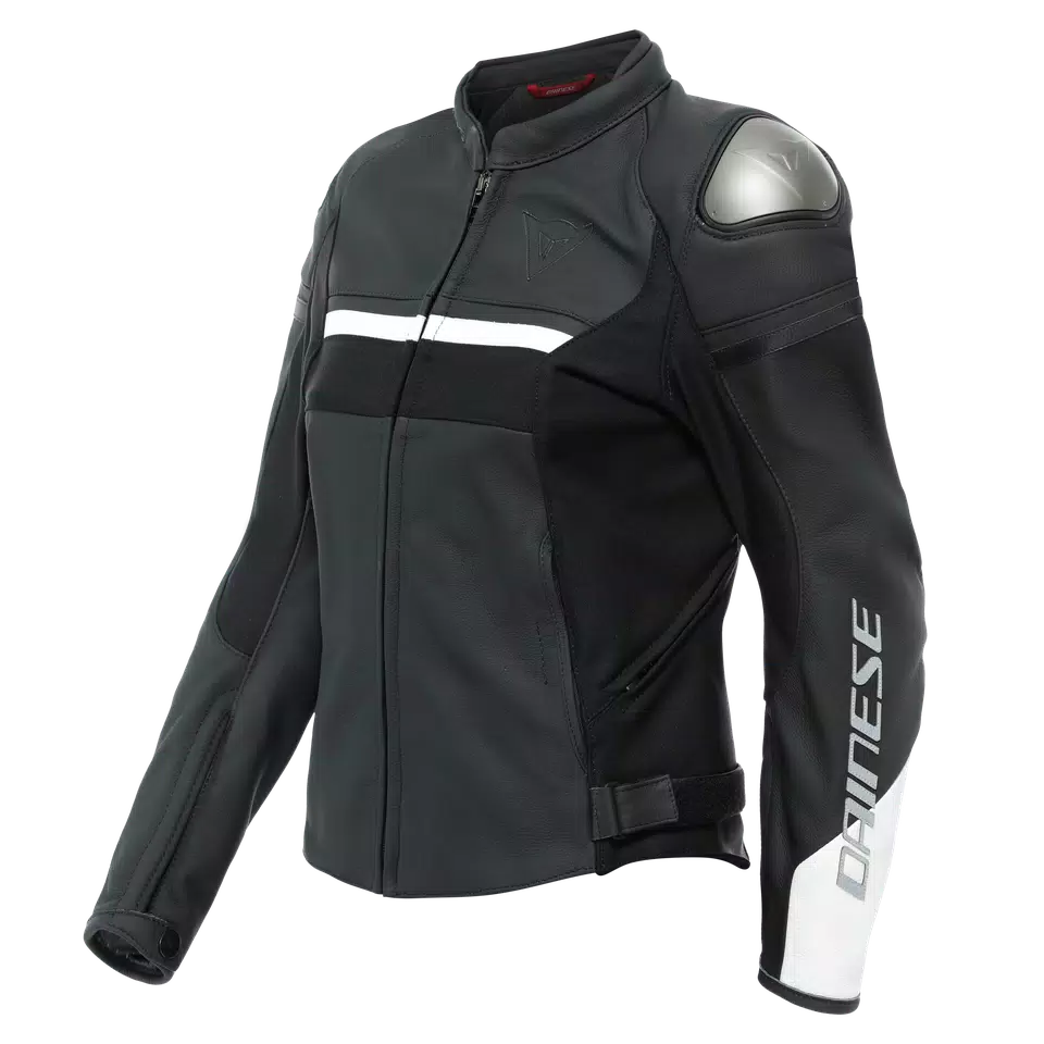 RAPIDA - WOMEN'S MOTORCYCLE LEATHER JACKET | BLACK-MATT RAPIDA - WOMEN'S MOTORCYCLE LEATHER JACKET | BLACK-MATT