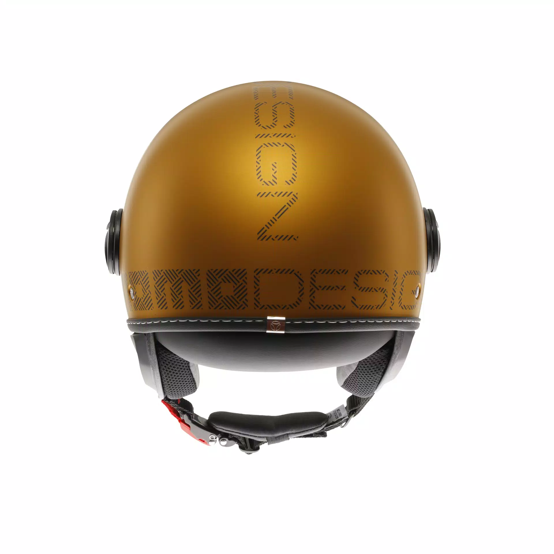 MOMODESIGN FGTR EVO MATT OCRA  / GREY - JET HELMET WITH DUAL VISOR E2206