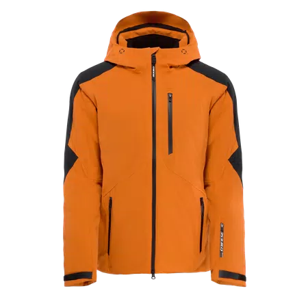 SPEED DEMON LAB - MEN’S SKI JACKET - ORIOLE ORANGE/STRETCH LIMO - 1