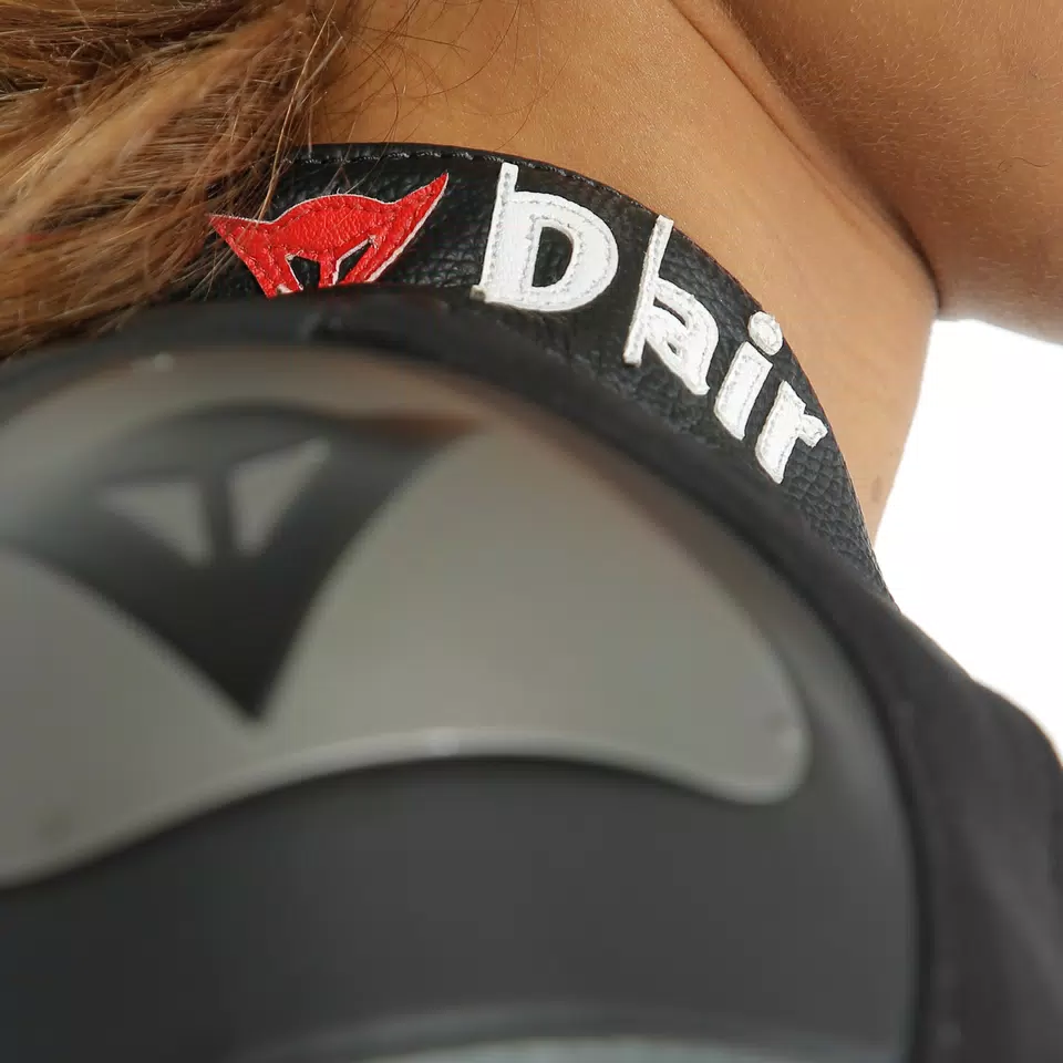 RACING 3 D-AIR LADY LEATHER JACKET - BLACK/ANTHRACITE/FUCHSIA - 5