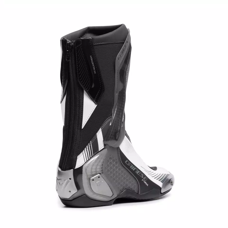 TORQUE 4 S - MEN RACING AND ROAD BOOTS - BLACK/WHITE - 3
