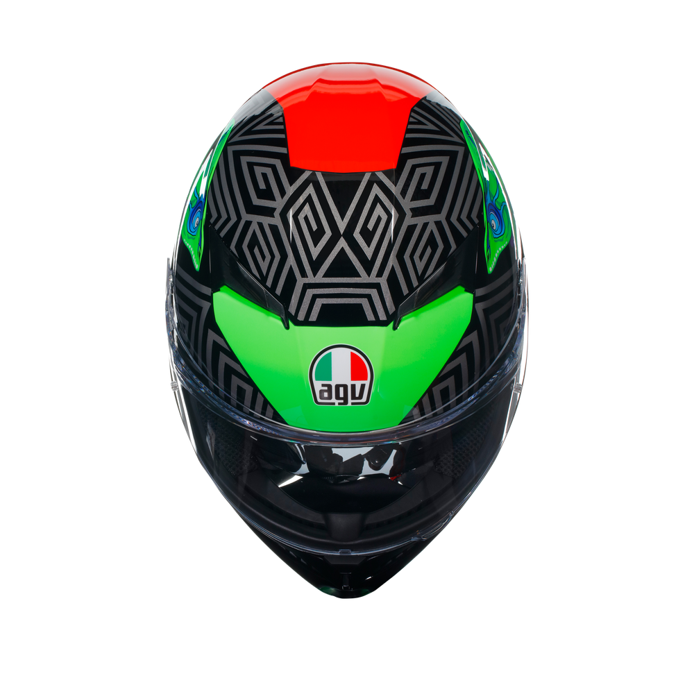 k3-kamaleon-black-red-green-casco-moto-integral-e2206 image number 6