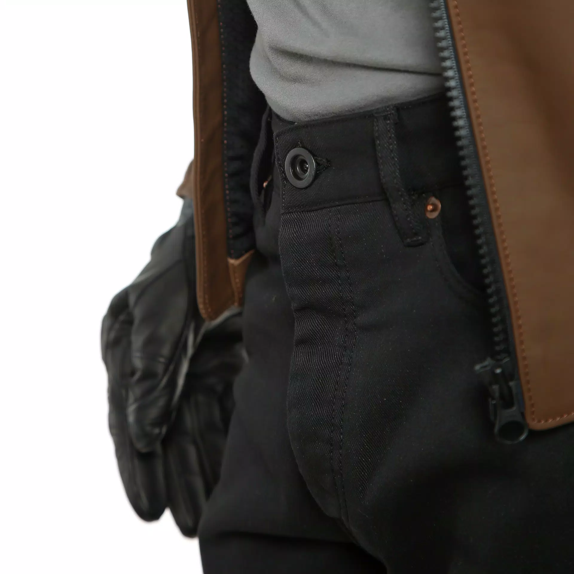 CASUAL SLIM - MEN'S MOTORCYCLE PANTS IN FABRIC