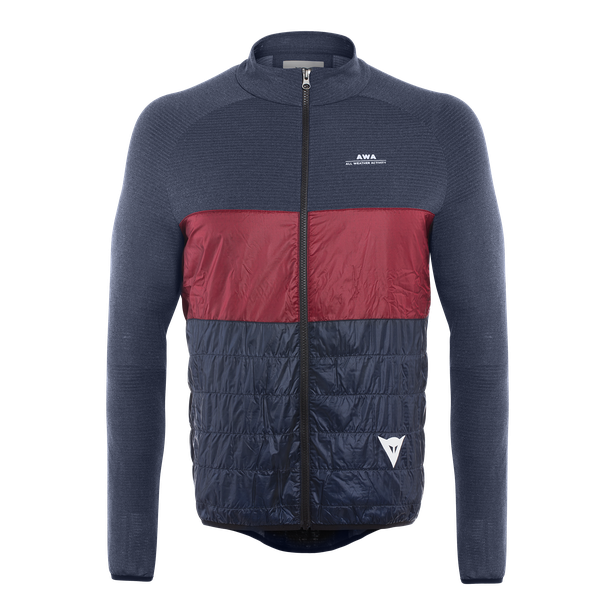 AWA HYBRID JACKET BLACK-IRIS/CHILI-PEPPER- Giacche
