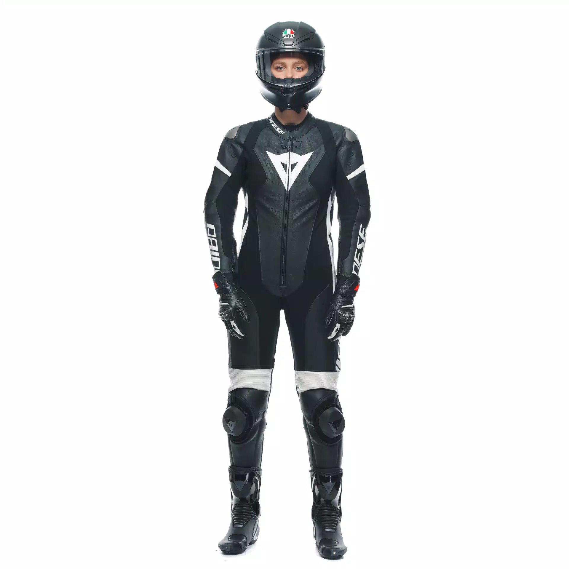 GROBNIK - WOMEN'S 1-PIECE MOTORCYCLE PERFORATED LEATHER SUIT