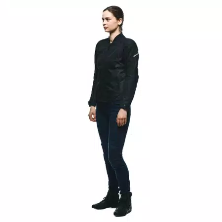 AVRO 5 TEX - WOMEN'S MOTORCYCLE JACKET IN FABRIC - BLACK/BLACK/BLACK - 4