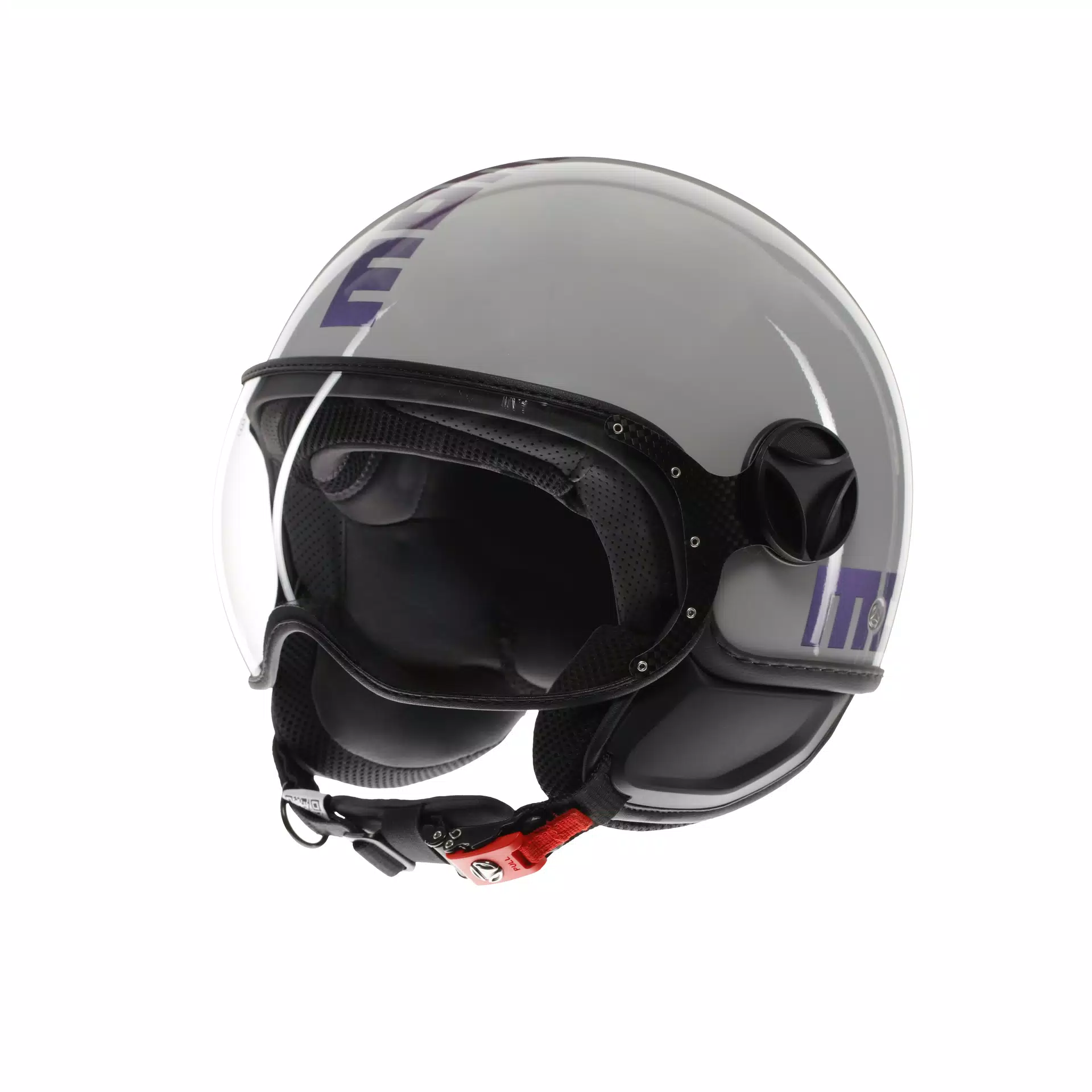 MOMODESIGN FGTR CLASSIC FLIP BLUE / FUCSIA - JET HELMET WITH VISOR E2206