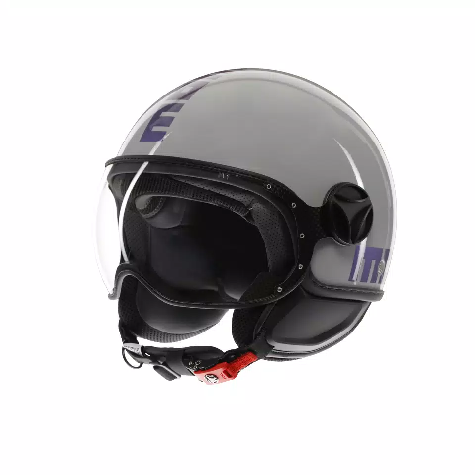 MOMODESIGN FGTR CLASSIC FLIP BLUE / FUCSIA - JET HELMET WITH VISOR E2206 -  - 1