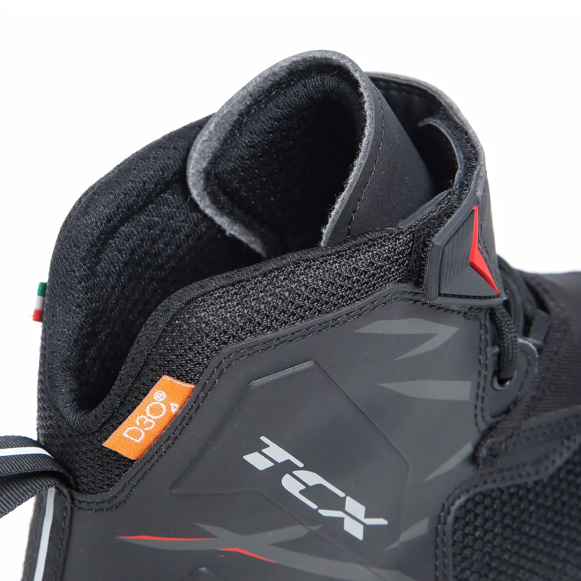 R04D AIR ZAPATO MOTO PARA VERANO HOMBRE - NEGRO/ROJO