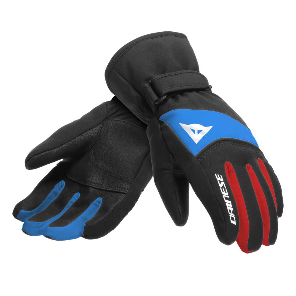 hp_scarabeo_gloves-junior-black-taps-high-risk-red-lapis-blue image number 0