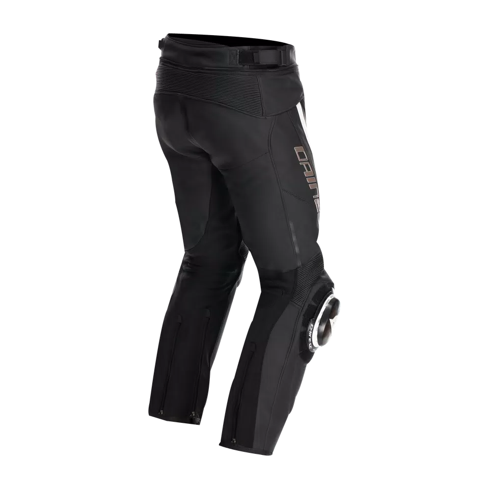 DELTA 4 - MEN'S MOTORCYCLE LEATHER PANTS | BLACK/TIBETAN DELTA 4 - MEN'S MOTORCYCLE LEATHER PANTS | BLACK/TIBETAN