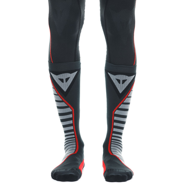 thermo-long-socks-black-red image number 1
