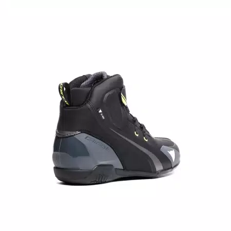 HERIAN D-WP - CHAUSSURES DE MOTO IMPERMÉABLES - BLACK/WHITE/YELLOW-FLUO - 3