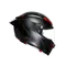 PISTA GP RR INTREPIDO MATT CARBON/BLK/RED - MOTORBIKE FULL FACE HELMET E2206 DOT