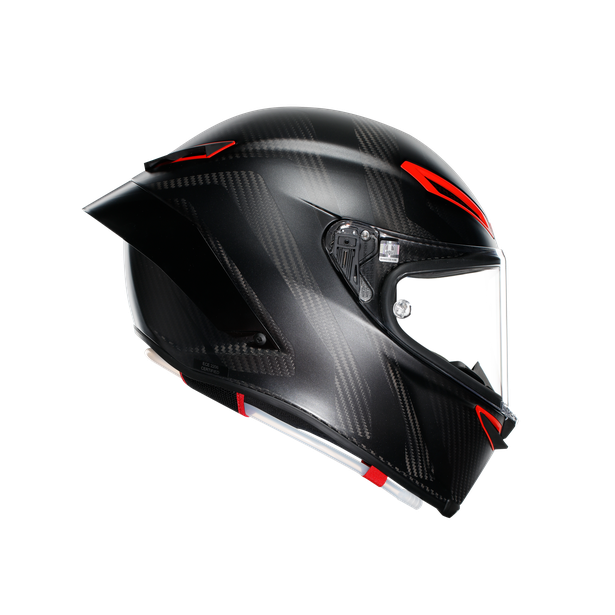 pista-gp-rr-intrepido-matt-carbon-blk-red-motorbike-full-face-helmet-e2206-dot image number 2