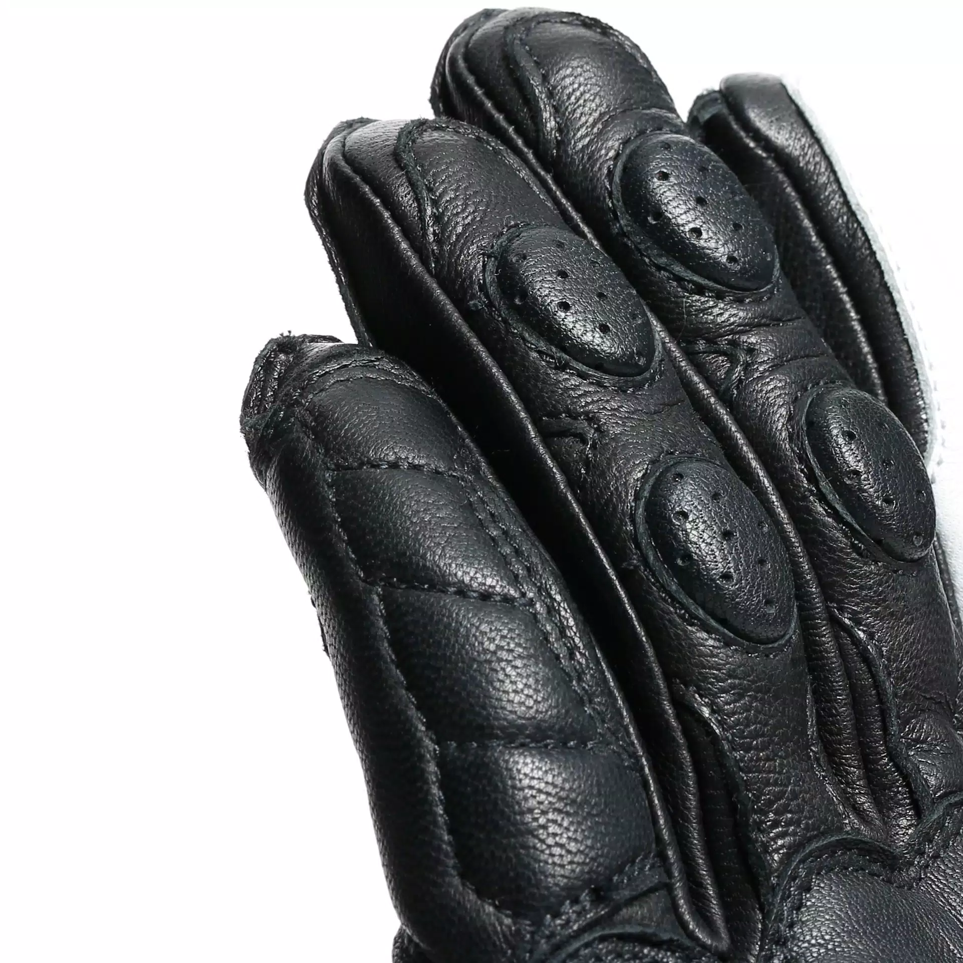 IMPETO - MEN'S MOTORCYCLE LEATHER GLOVES | BLACK/WHITE | Dainese IMPETO - MEN'S MOTORCYCLE LEATHER GLOVES | BLACK/WHITE | Dainese