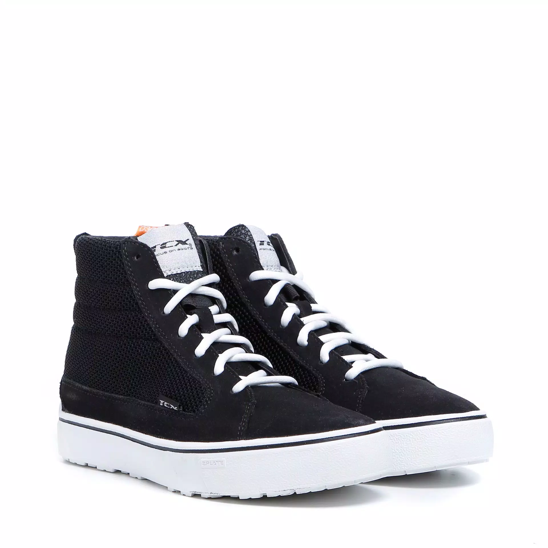 STREET 3 AIR WOMEN'S SUMMER MOTORCYCLE SHOES - BLACK/WHITE