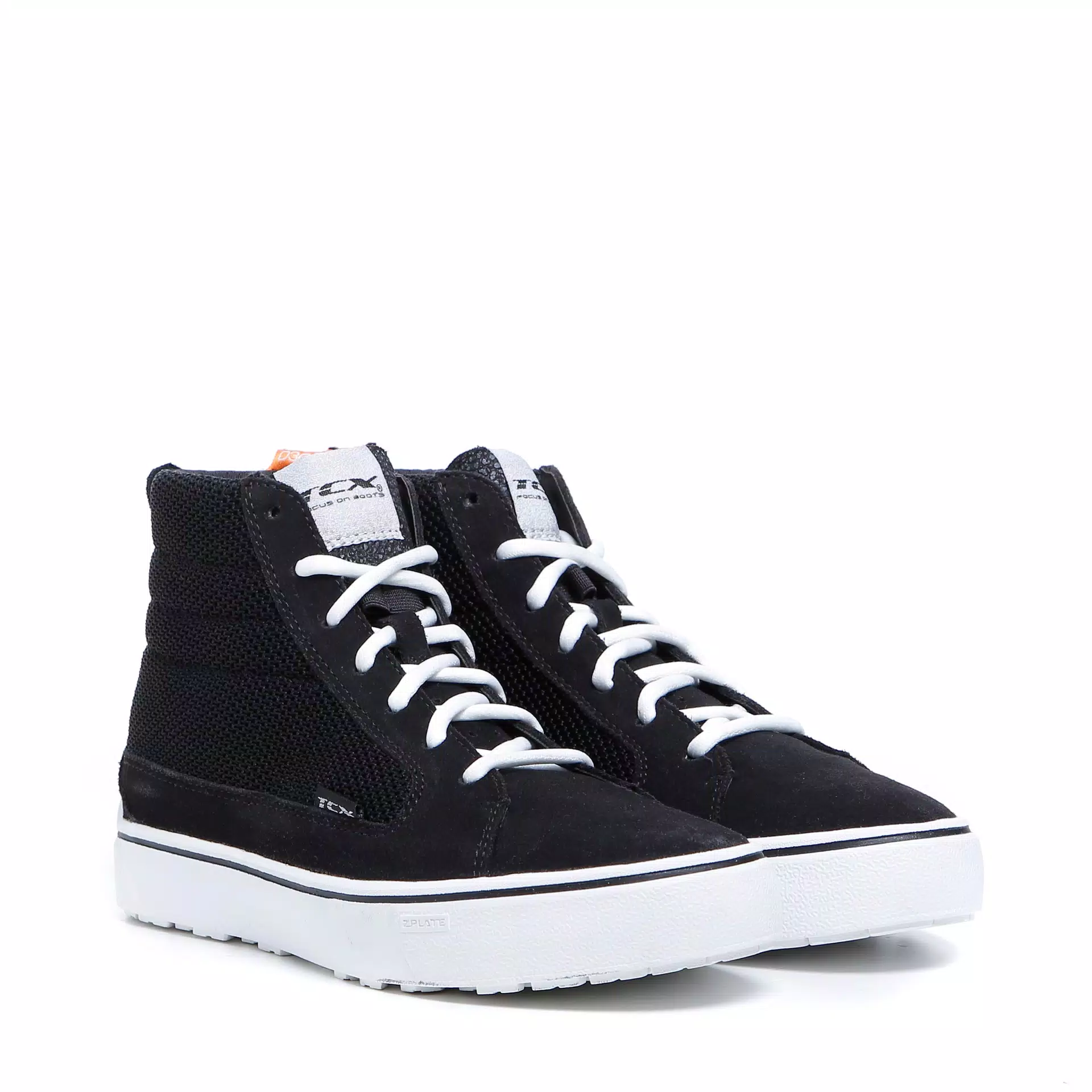 STREET 3 AIR WOMEN'S SUMMER MOTORCYCLE SHOES - BLACK/WHITE