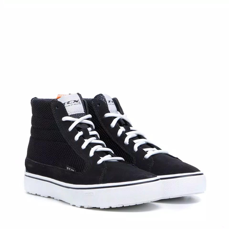 STREET 3 AIR WOMEN'S SUMMER MOTORCYCLE SHOES - BLACK/WHITE -  - 1