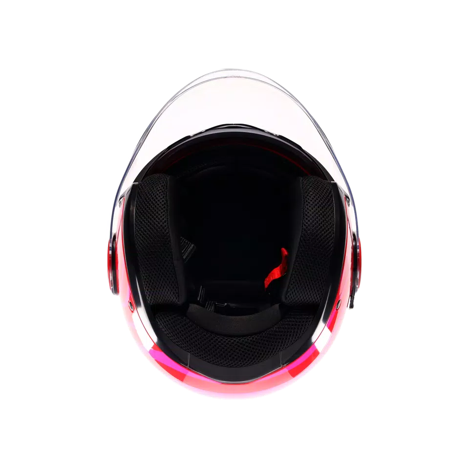 ETERES TROPEA RED/PINK - MOTORBIKE OPEN FACE HELMET E2206 -  - 8