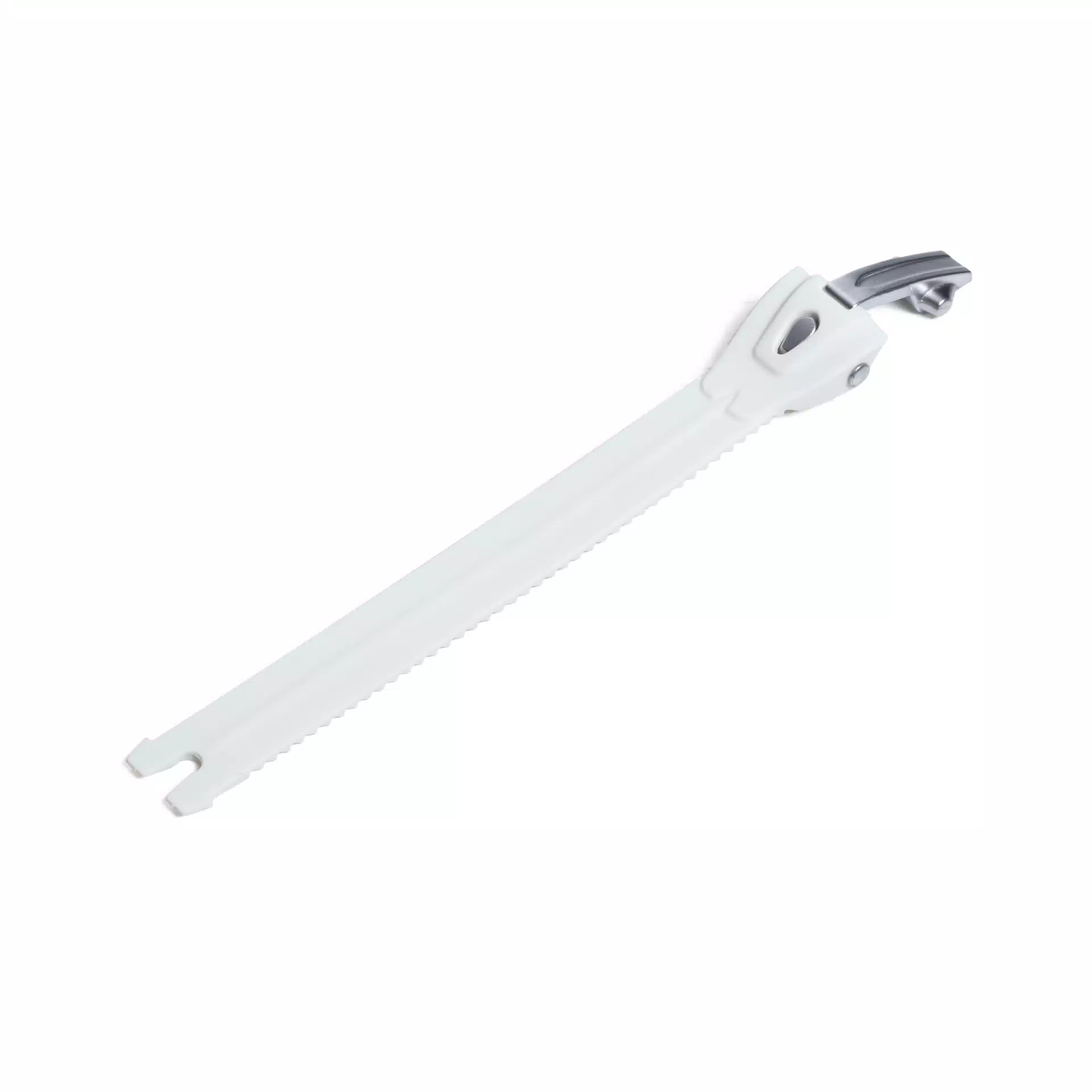 CLOSURE BAND WITH ALUMINUM PULLER XL 19cm COMP EVO 2 - WHITE / SILVER