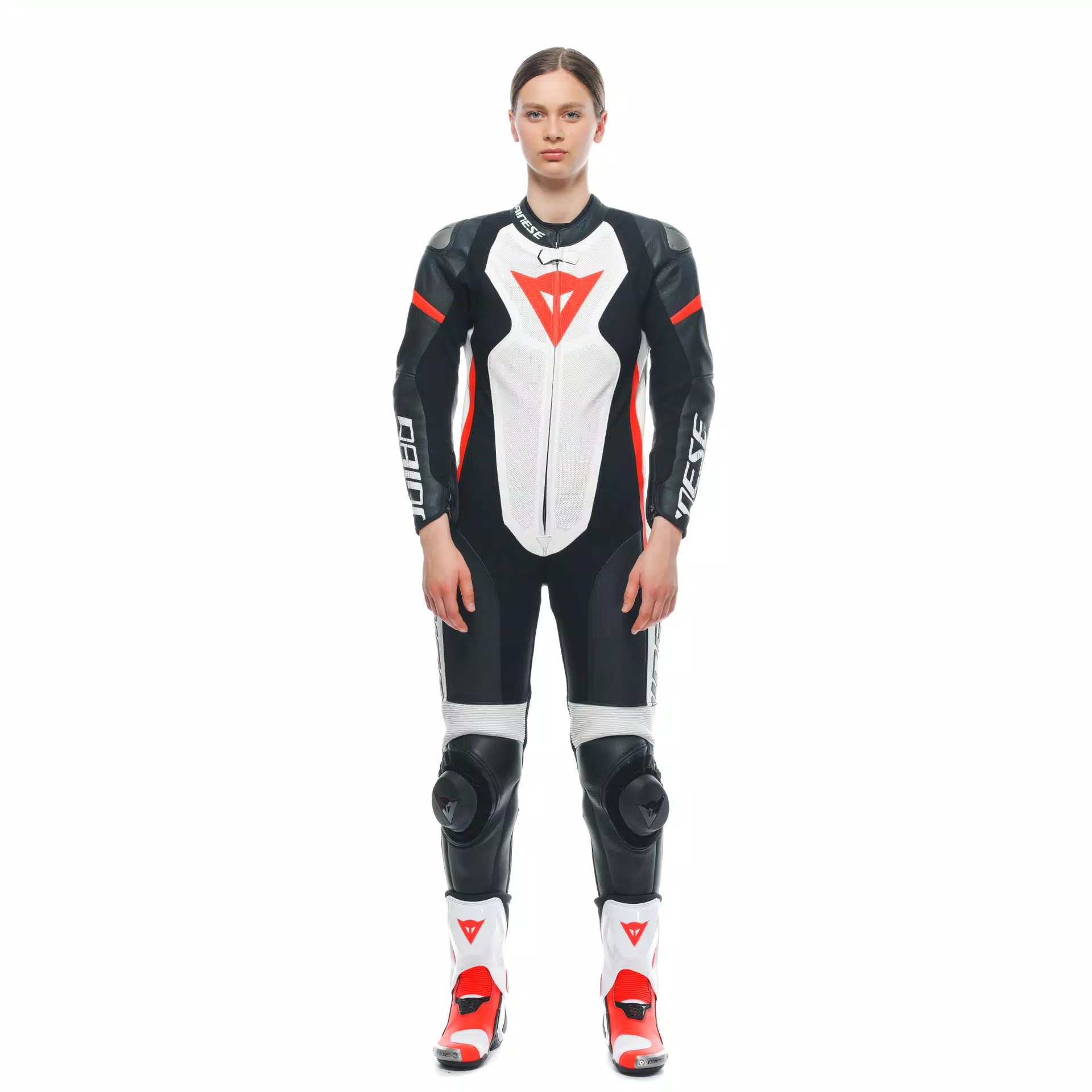 GROBNIK - WOMEN'S 1-PIECE MOTORCYCLE PERFORATED LEATHER SUIT
