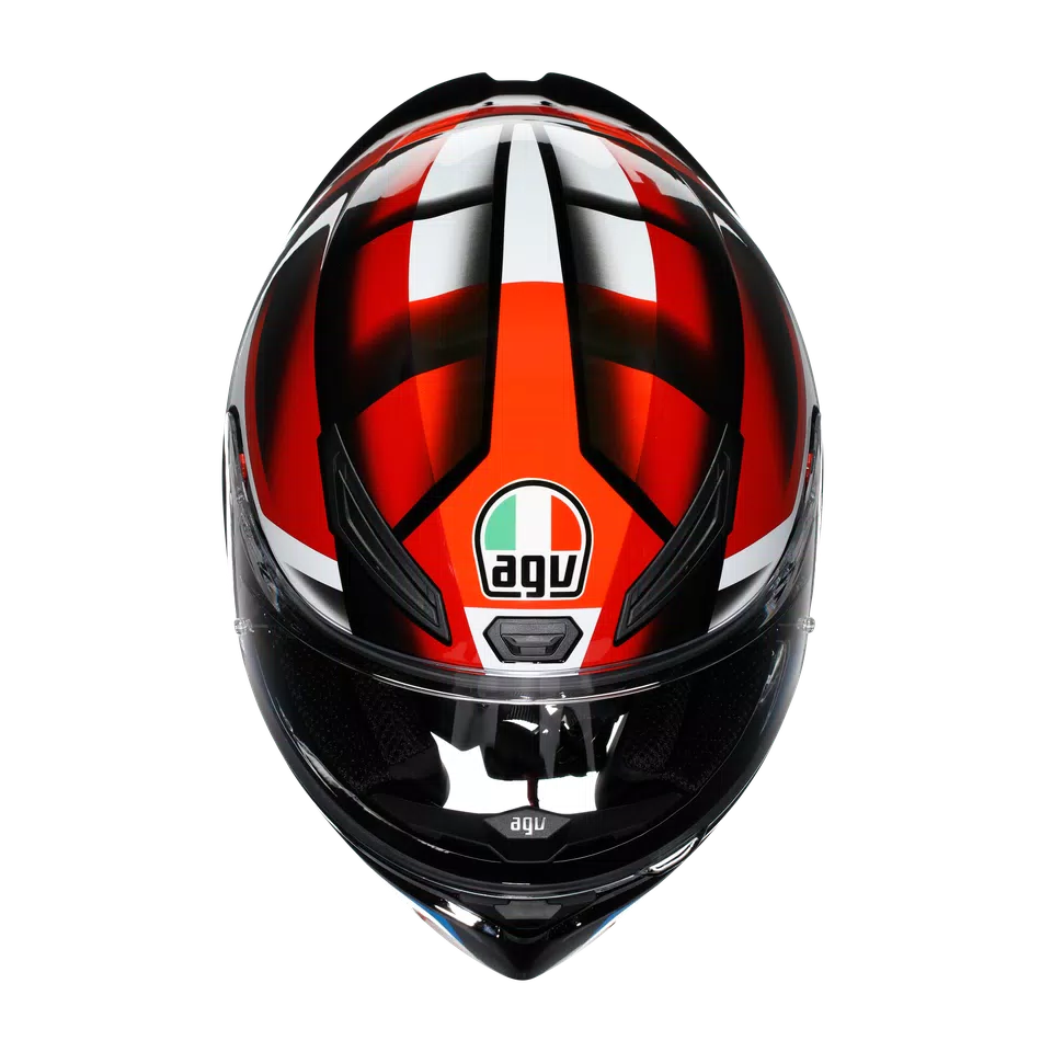 K1 S FASTLAP BLACK/RED/BLUE - MOTORBIKE FULL FACE HELMET DOT (E2206) -  - 7