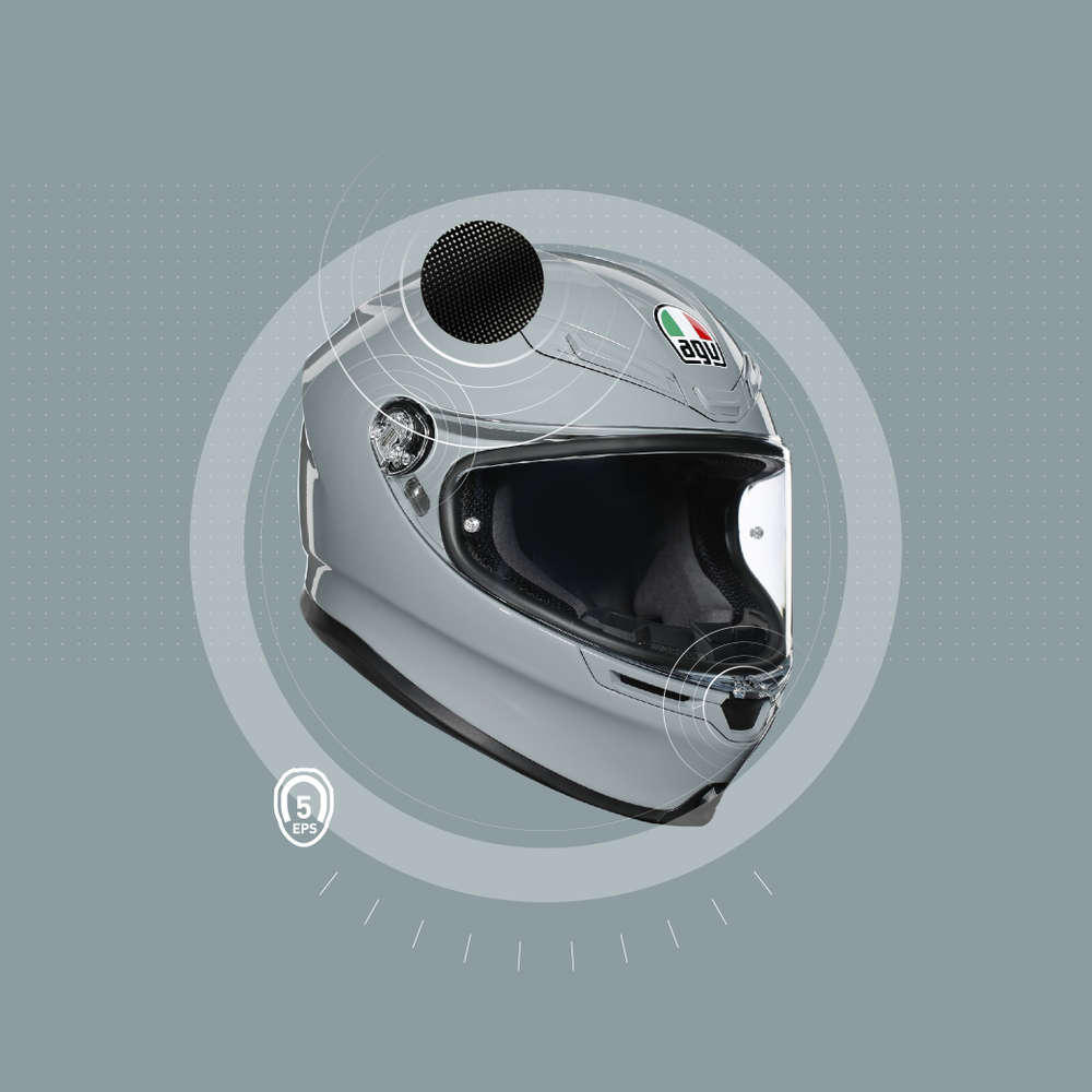 Casco integrale Agv K6 nardo grey helmet moto