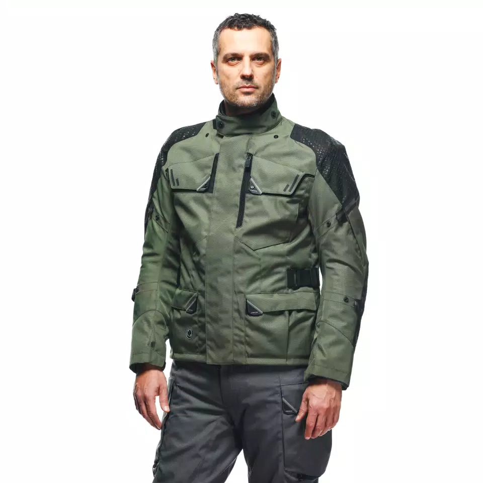 LADAKH 3L D-DRY® - MEN'S WATERPROOF MOTORCYCLE JACKET | ARMY
