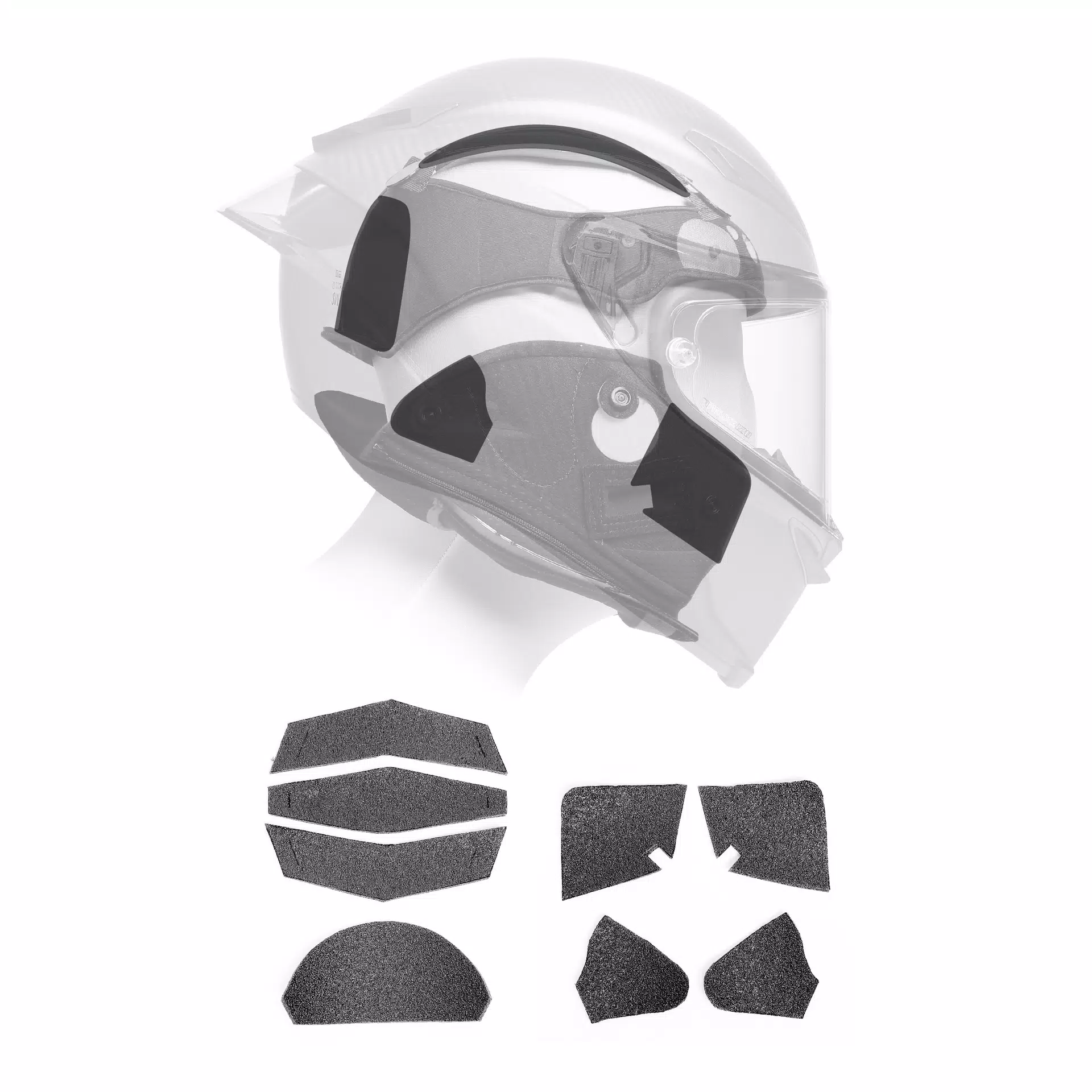 AGV FIT CUSTOMIZATION KIT PISTA GP RR - BLACK