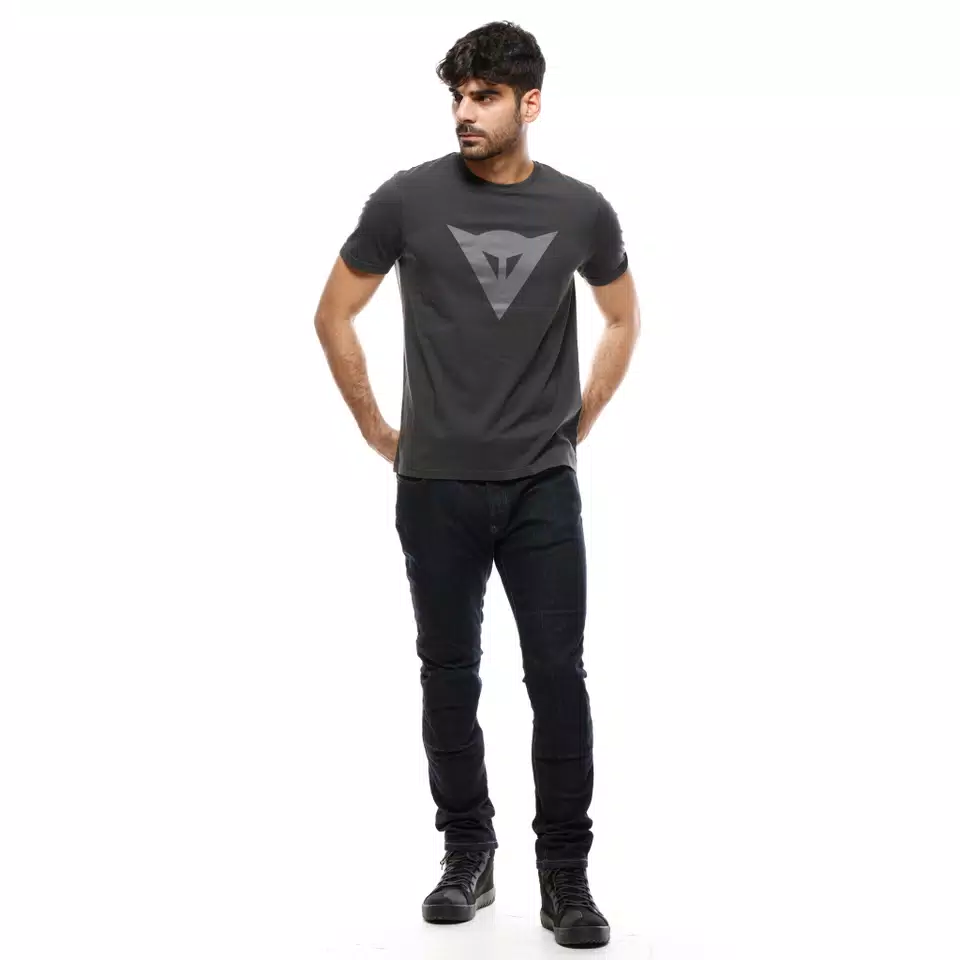 5-POCKET DENIM - MEN REGULAR TAPERED MOTORCYCLE JEANS - DEEP-BLUE - 6