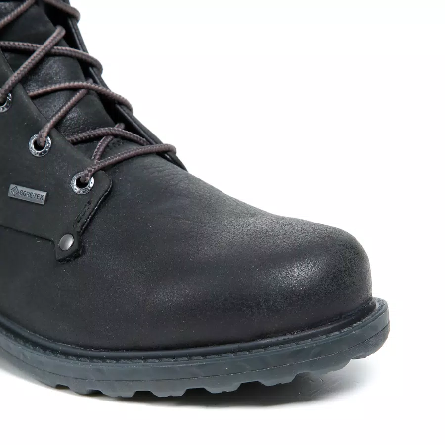 Stivali Da Uomo Stile Chukka Con Lacci E Cerniera | Pelle Sintetica, Suola Antiscivolo | Per Moto, Casual, Ufficio