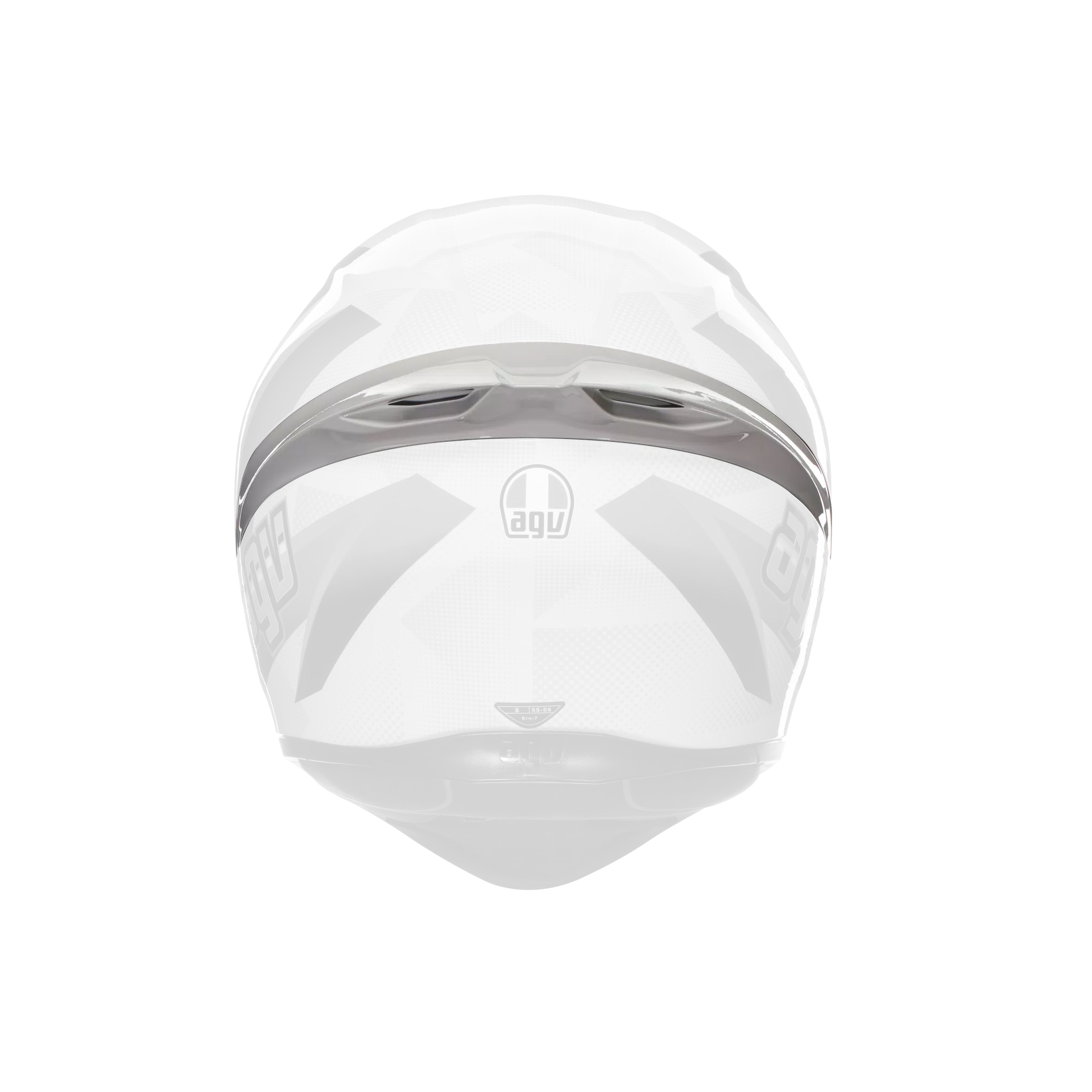 AGV K1 S  PAINTED SPOILER - GREY BLIPPER