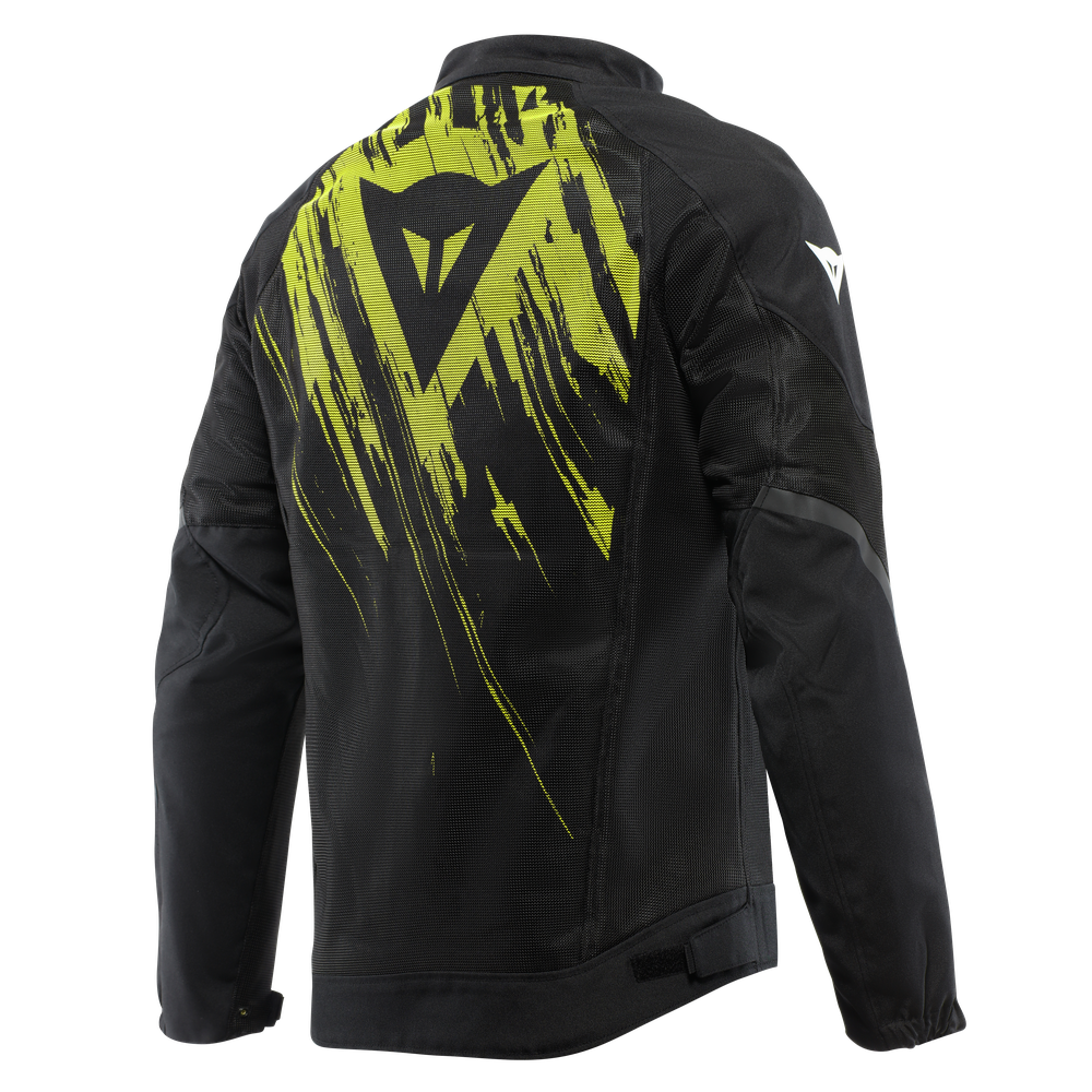 herosphere-air-blouson-moto-estival-homme-black-fluo-yellow-tarmac image number 1