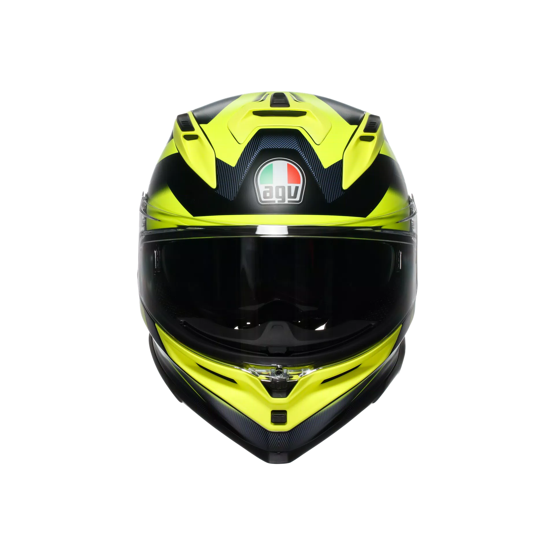 K7 MPLK GLIMPSE MATT BLACK/YELLOW FLUO - MOTORBIKE FULL FACE HELMET DOT (E2206)