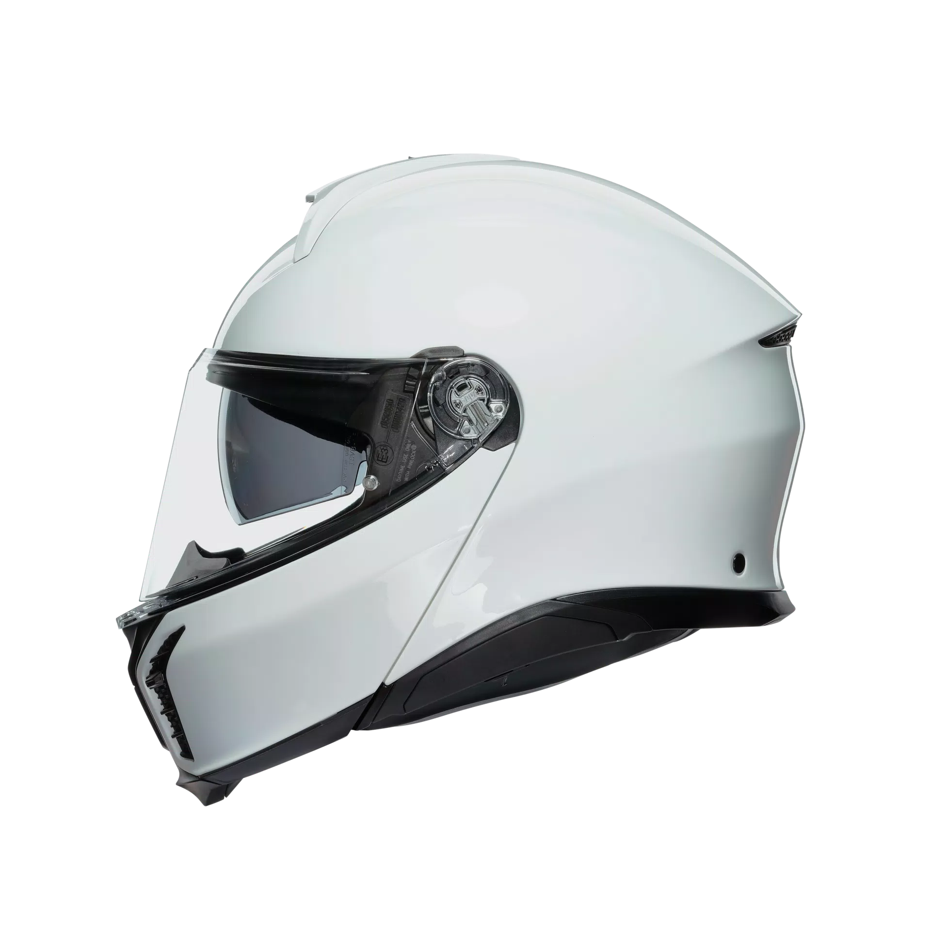 TOURMODULAR STELVIO WHITE - CASCO MOTO MODULARE E2206