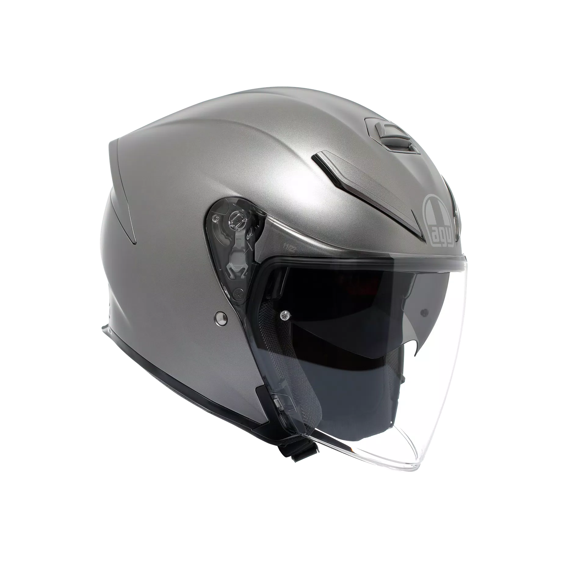 K5 JET EVO MONO MATT LUNA GREY - CASCO MOTO JET E2206