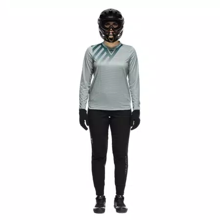 HG AER JERSEY LS - DAMES FIETS T-SHIRT MET LANGE MOUWEN - GREEN-WATER - 2