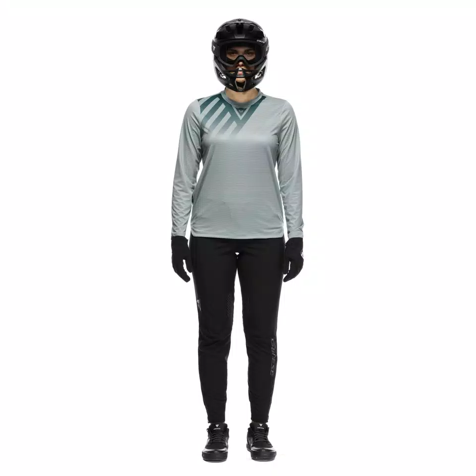 HG AER JERSEY LS - WOMEN'S LONG SLEEVE BIKE T-SHIRT - GREEN-WATER - 2