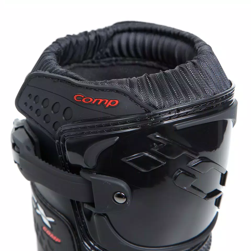 COMP KID'S MOTORCYCLE OFFROAD BOOTS - BLACK/RED -  - 8