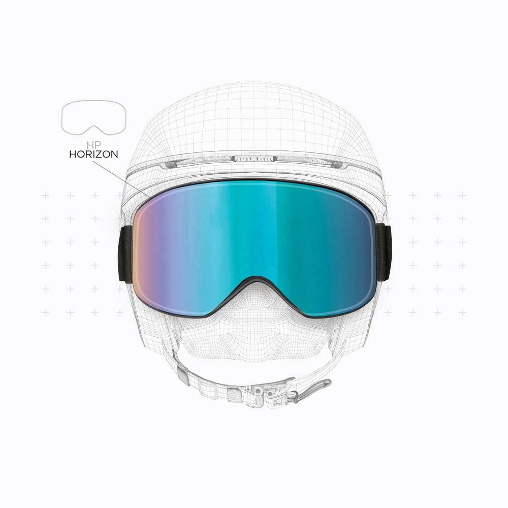 Perfect integration between goggles and helmet
