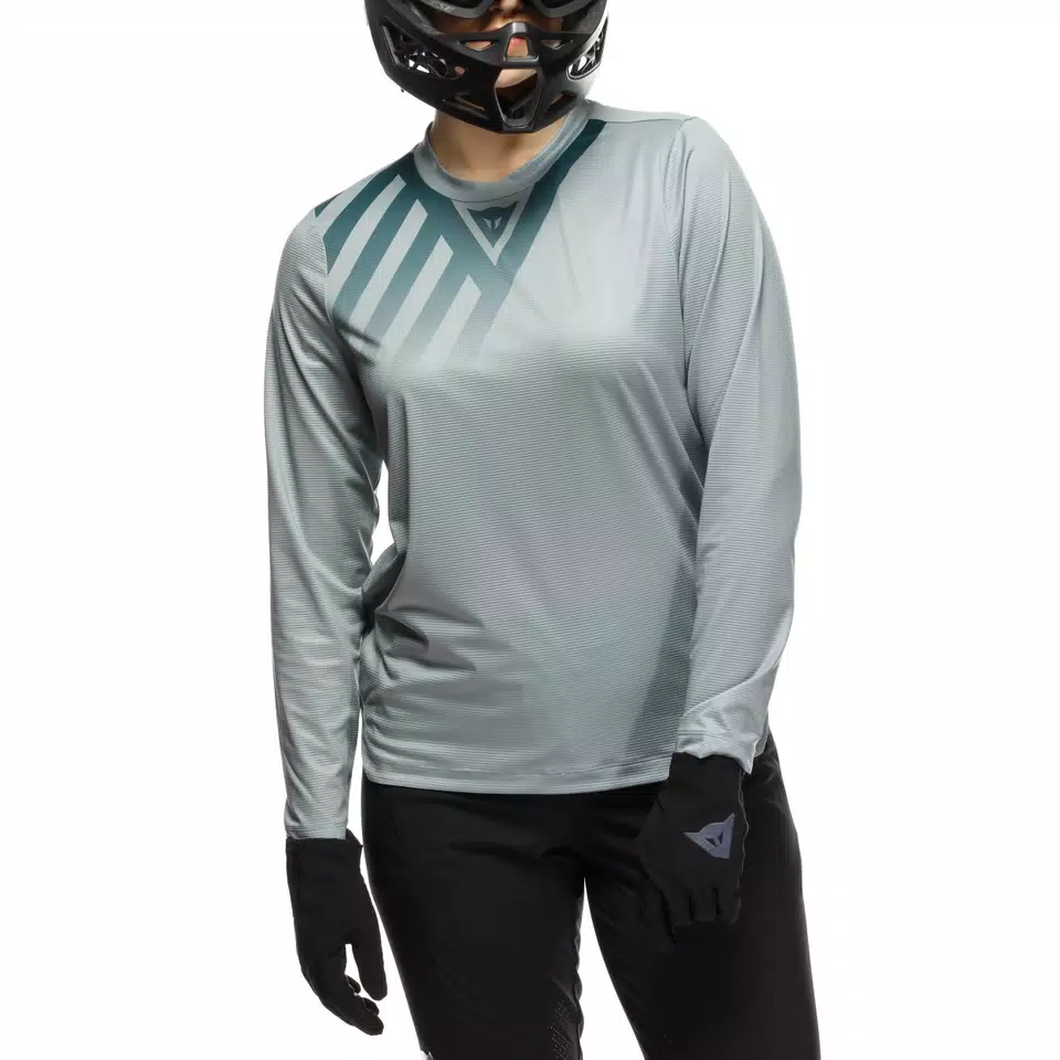 HG AER JERSEY LS - WOMEN'S LONG SLEEVE BIKE T-SHIRT - GREEN-WATER - 4